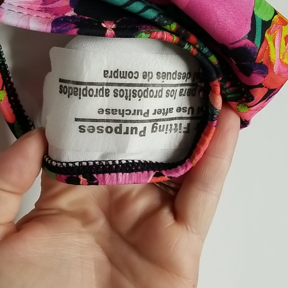 NWT OP Floral bikini bottom. Medium juniors. - Picture 7 of 7